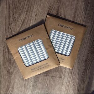 2 sets of Cleanomic Reusable Kitchen Cloths